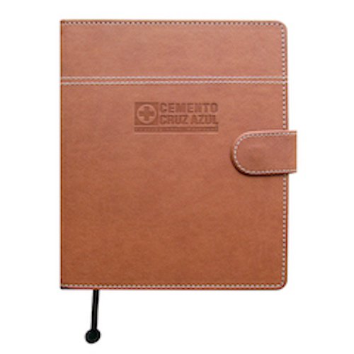 Agenda cosida con trevilla